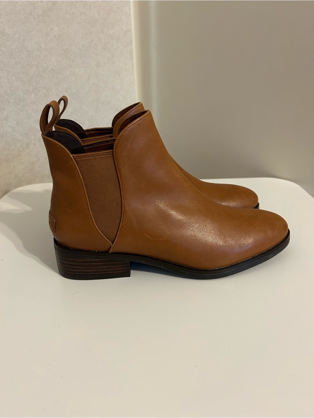 Cole Haan Brown Booties Leather Boots Size 6.5
